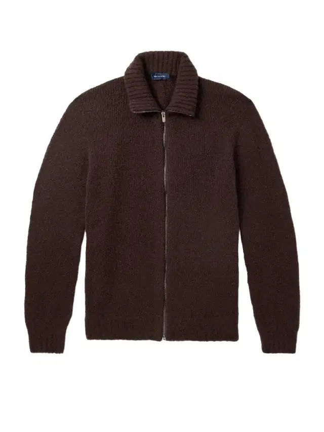 Thom Sweeney Slim-Fit Merino Wool-Blend Zip-Up Cardigan - Men