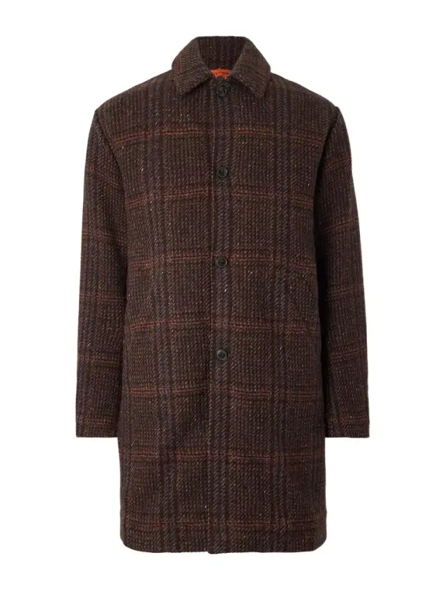 A Kind Of Guise Manas Checked Virgin Wool-Tweed Coat with Padded Quilted Shell Liner - Men