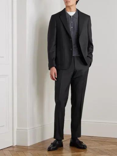 MR P. Philip Slim-Fit Straight-Leg Wool-Twill Suit Trousers - Men | Thumbnail 2 MR P. Philip Slim-Fit Straight-Leg Wool-Twill Suit Trousers - Men | Thumbnail 2
