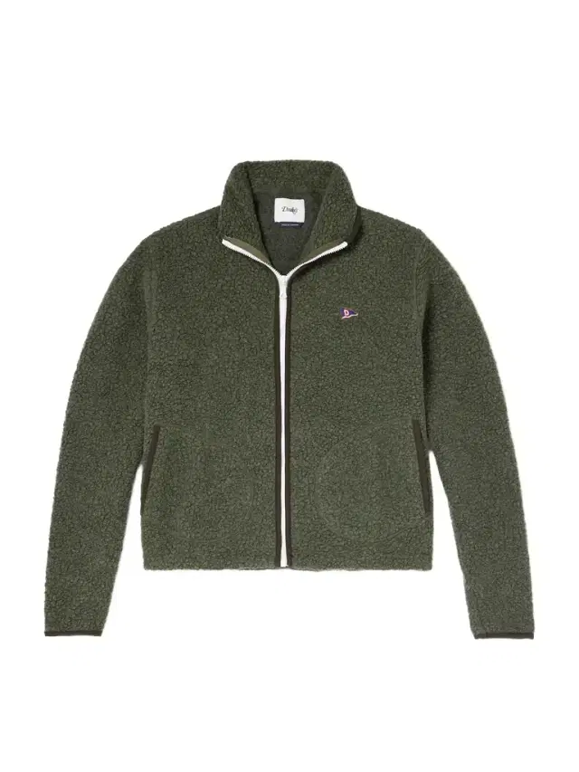 Drake's HIM Logo-Embroidered Wool-Blend Fleece Jacket - Men