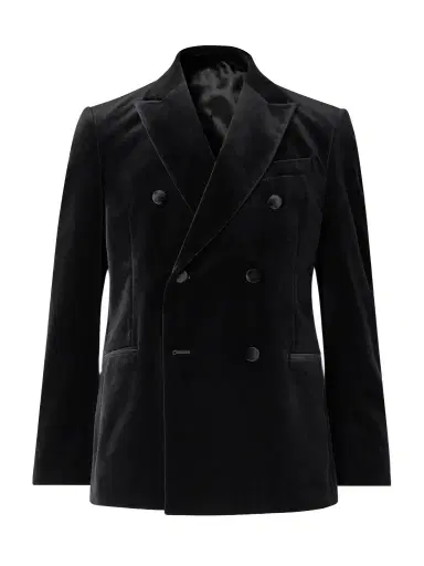 MR P. Double-Breasted Cotton-Velvet Tuxedo Jacket - Men | Thumbnail 1 MR P. Double-Breasted Cotton-Velvet Tuxedo Jacket - Men | Thumbnail 1