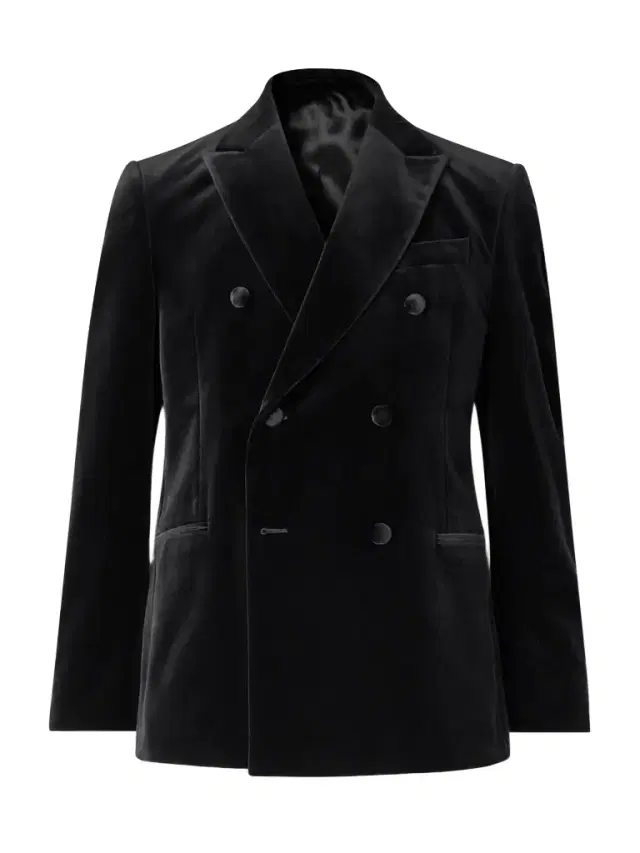 MR P. Double-Breasted Cotton-Velvet Tuxedo Jacket - Men