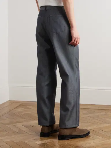 MR P. Straight-Leg Wool and Mohair-Blend Jeans - Men | Thumbnail 4 MR P. Straight-Leg Wool and Mohair-Blend Jeans - Men | Thumbnail 4