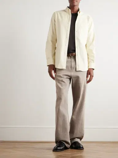 Portuguese Flannel Lobo 2.0 Button-Down Collar Cotton-Corduroy Shirt - Men | Thumbnail 2