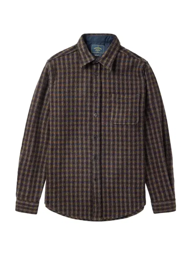 Checked Wool-Tweed Shirt - Men