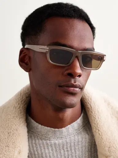 Zegna Square-Frame Acetate Sunglasses - Men | Thumbnail 2 Zegna Square-Frame Acetate Sunglasses - Men | Thumbnail 2