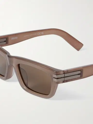 Zegna Square-Frame Acetate Sunglasses - Men | Thumbnail 3 Zegna Square-Frame Acetate Sunglasses - Men | Thumbnail 3