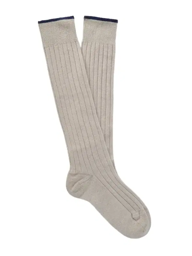 Ribbed Virgin Wool-Blend Socks - Men