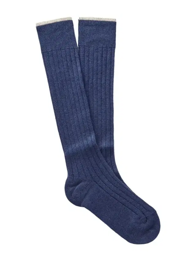 Ribbed Cashmere Socksen