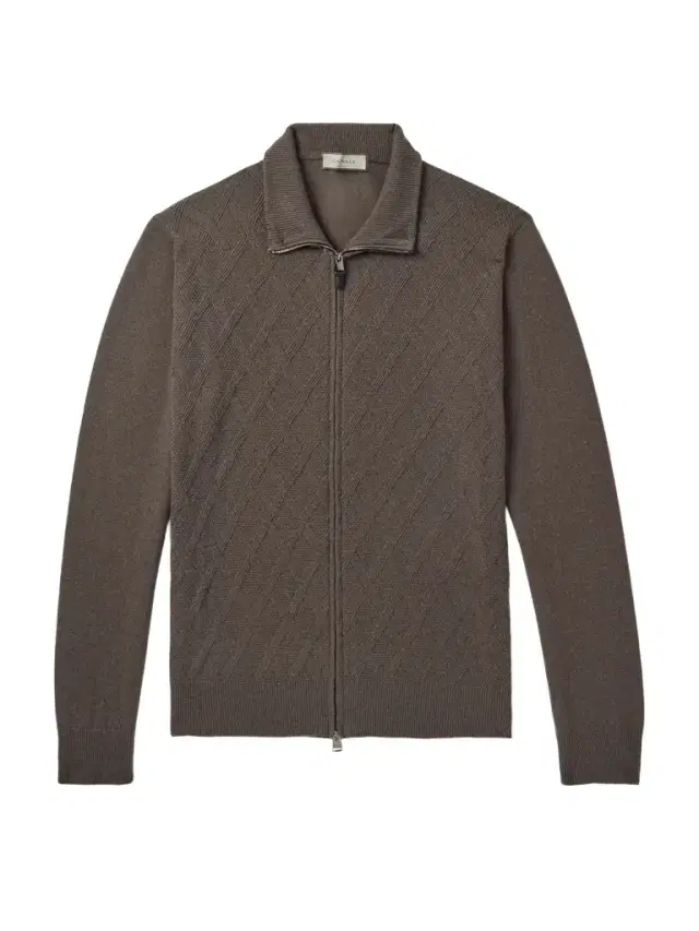 Cable-Knit Wool and Cashmere-Blend Zip-Up Cardigan - Men