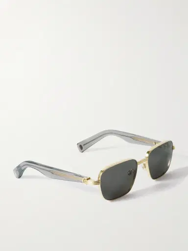 Cartier Eyewear Première De Cartier D-Frame Recycled-Acetate and Gold-Tone Sunglasses - Men | Thumbnail 4 Cartier Eyewear Première De Cartier D-Frame Recycled-Acetate and Gold-Tone Sunglasses - Men | Thumbnail 4