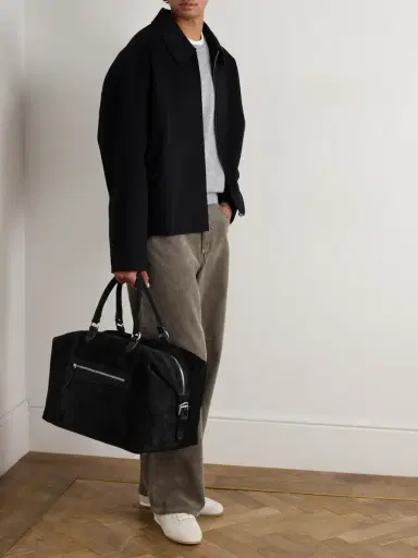 Officine Creative Jules 002 Suede Weekend Bag - Men | Thumbnail 2 Officine Creative Jules 002 Suede Weekend Bag - Men | Thumbnail 2