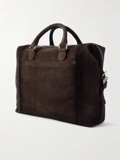 Officine Creative Jules 003 Airbrushed Suede Briefcase - Men | Thumbnail 3