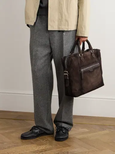 Officine Creative Jules 003 Airbrushed Suede Briefcase - Men | Thumbnail 6