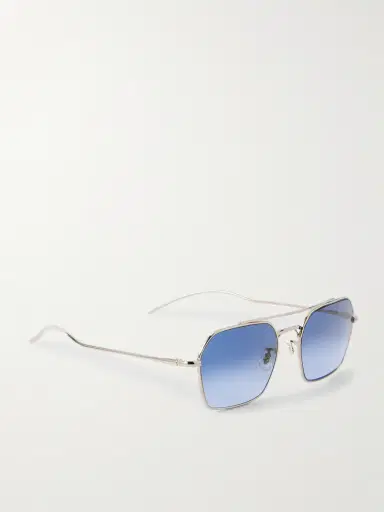 Oliver Peoples TK-15 D-Frame Gold-Tone Sunglasses - Men | Thumbnail 4 Oliver Peoples TK-15 D-Frame Gold-Tone Sunglasses - Men | Thumbnail 4