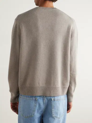 Loewe Anagram Logo-Embroidered Wool Sweater - Men | Thumbnail 4