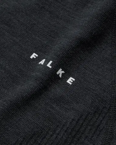 FALKE Printed Virgin Wool-Blend Half-Zip Ski Base Layer - Men | Thumbnail 3