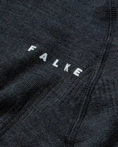 FALKE Printed Virgin Wool-Blend Ski Base Layer - Men | Thumbnail 3