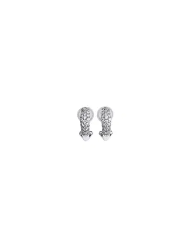Wish Fine Jewelry 0.50ct Diamond 18K Gold Hoop Earrings | Thumbnail 1