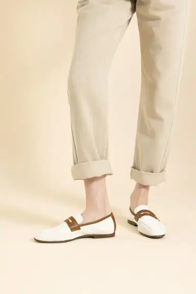 SOPHIQUE Essenziale Loafer - White Brown | Thumbnail 2 SOPHIQUE Essenziale Loafer - White Brown | Thumbnail 2