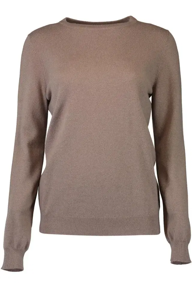 Long Sleeve Sweater - Brown