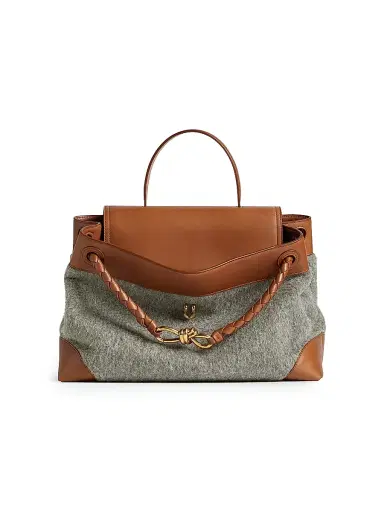 Bottega Veneta Women's Medium Two-Tone Top Handle Bag | Thumbnail 3