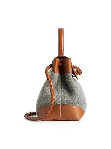 Bottega Veneta Women's Medium Two-Tone Top Handle Bag | Thumbnail 4