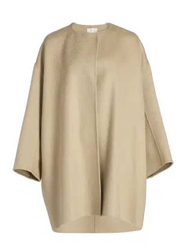 The Row Women's Verlain Cashmere Coat - Light Pebble | Thumbnail 1