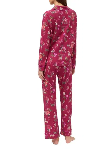 Johnny Was Women's Carly Floral Cotton-Blend Pajamas - Karie - Size XL | Thumbnail 2