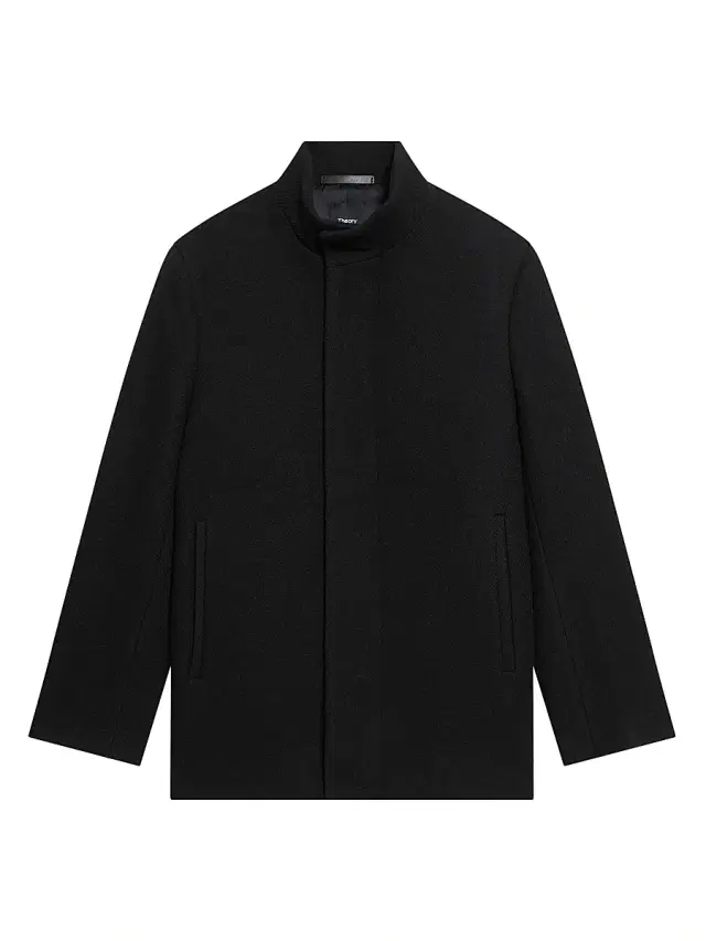 Theory Men's Clarence Melton Virgin Wool-Blend Coat - Black