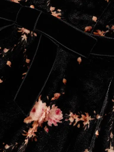 Cara Cara Women's Rosabella Floral Velvet A-Line Minidress - Trellis Black | Thumbnail 7 Cara Cara Women's Rosabella Floral Velvet A-Line Minidress - Trellis Black | Thumbnail 7