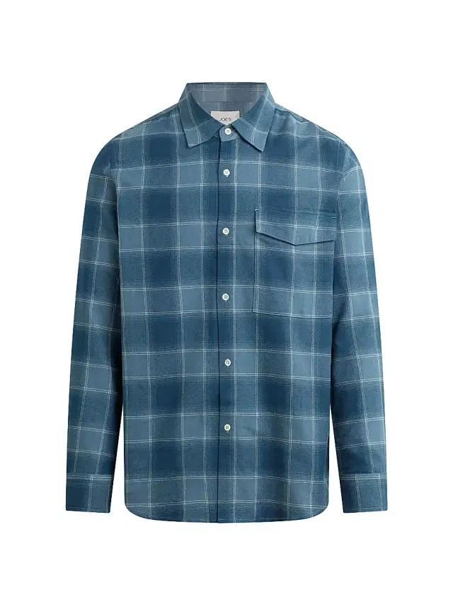 Joe's Jeans Men's The Reynolds Plaid Shirt - Bluefin Plaid