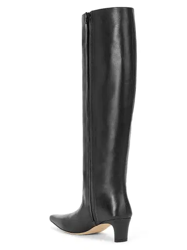 Staud Women's Wally 55MM Leather Wide-Calf Boot - Black - Size 12 | Thumbnail 3 Staud Women's Wally 55MM Leather Wide-Calf Boot - Black - Size 12 | Thumbnail 3