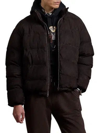 Ralph Lauren Purple Label Men's Polo Bear Cotton-Cashmere Hoodie - Classic Black - Size XXL | Thumbnail 8