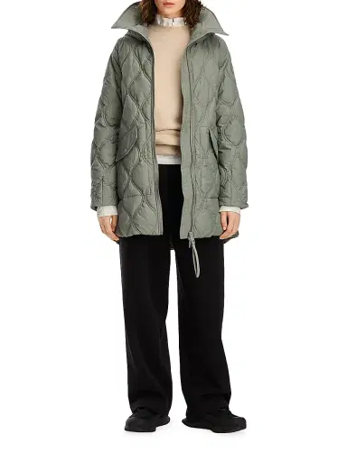 Canada Goose Women's Alessia Quilted Oversized Coat - Sagebrush Armoise - Size XS | Thumbnail 2 Canada Goose Women's Alessia Quilted Oversized Coat - Sagebrush Armoise - Size XS | Thumbnail 2