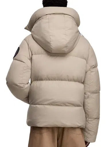 Canada Goose Men's Crofton Matte Puffer Jacket - Limestone - Size XL | Thumbnail 4