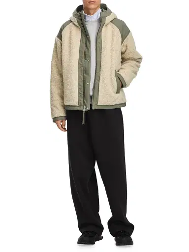 Canada Goose Men's Alberni Reversible Fleece Jacket - Light Tan Smokey Sage - Size XL | Thumbnail 2