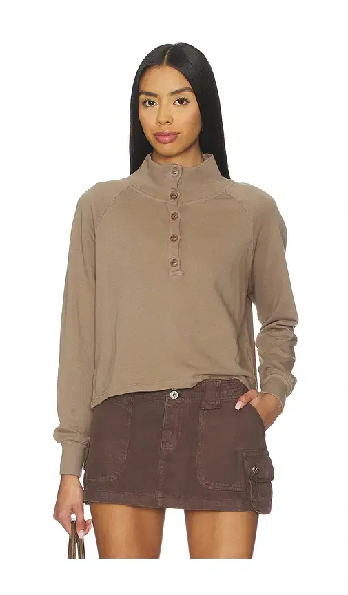 LA Made Alexander Half Button Up Pullover