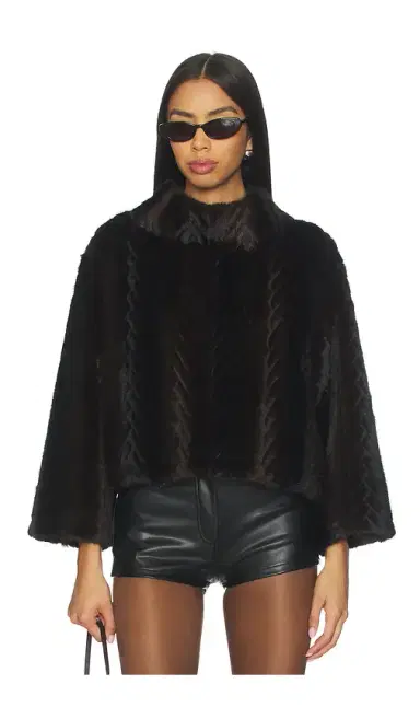JOCELYN Faux Mink Pullover Sweatshirt | Thumbnail 1 JOCELYN Faux Mink Pullover Sweatshirt | Thumbnail 1