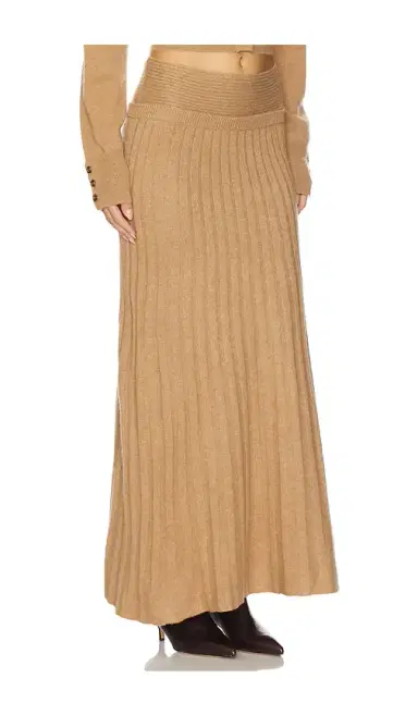 NAADAM Premium Cashmino Ribbed Skirt | Thumbnail 2