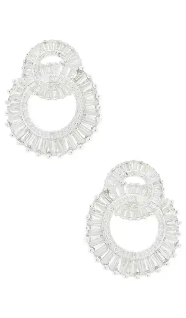Ettika Rotating Circles Crystal Earrings | Thumbnail 1