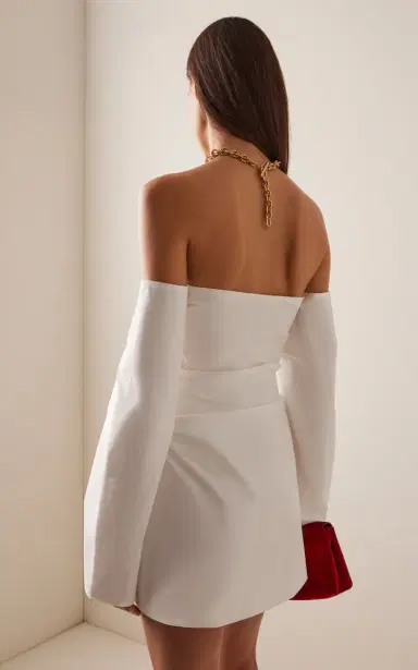 SIR. Martina Sleeved Mini Dress | Thumbnail 4 SIR. Martina Sleeved Mini Dress | Thumbnail 4