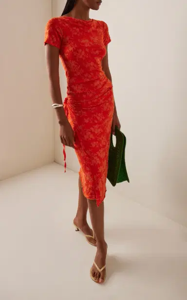 SIR. Blanca Floral Jacquard Top | Thumbnail 3 SIR. Blanca Floral Jacquard Top | Thumbnail 3