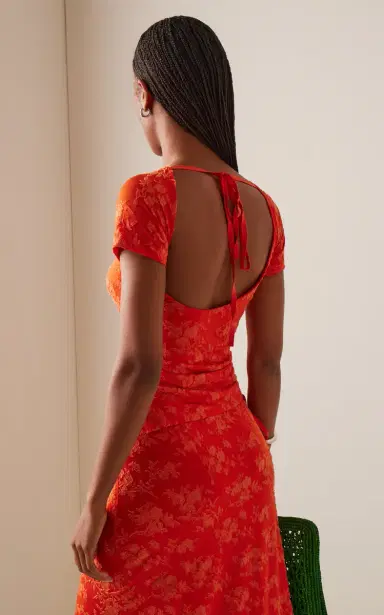 SIR. Blanca Floral Jacquard Top | Thumbnail 4 SIR. Blanca Floral Jacquard Top | Thumbnail 4