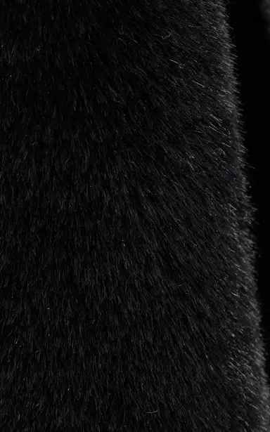 The Frankie Shop Matera Collarless Faux Fur Coat | Thumbnail 5 The Frankie Shop Matera Collarless Faux Fur Coat | Thumbnail 5