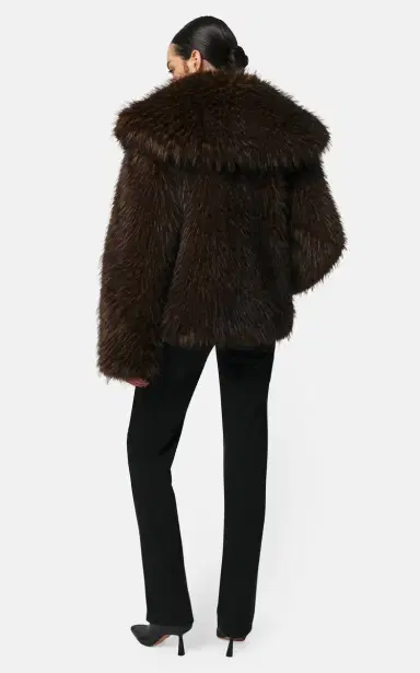 Apparis Yara Fox Faux Fur Short Coat | Thumbnail 4