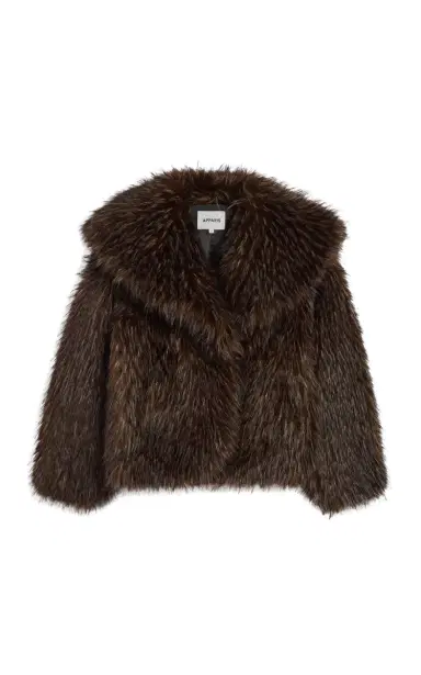 Apparis Yara Fox Faux Fur Short Coat | Thumbnail 1
