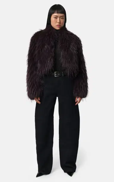 Apparis Ginette Faux Fur Cropped Jacket | Thumbnail 2