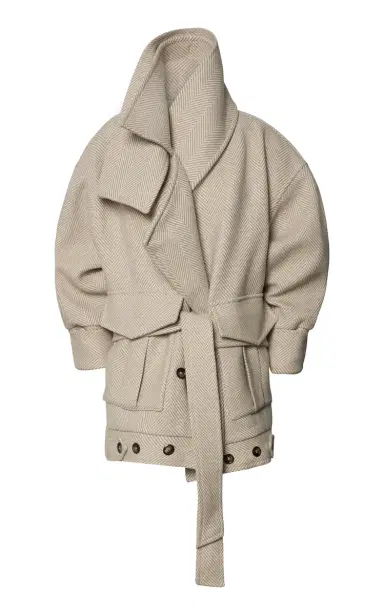 Batakovic Structured Oversized Wool-Cashmere Coat | Thumbnail 2