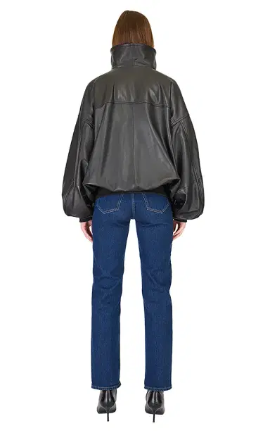 HiSO Realm Cropped Leather Jacket | Thumbnail 4